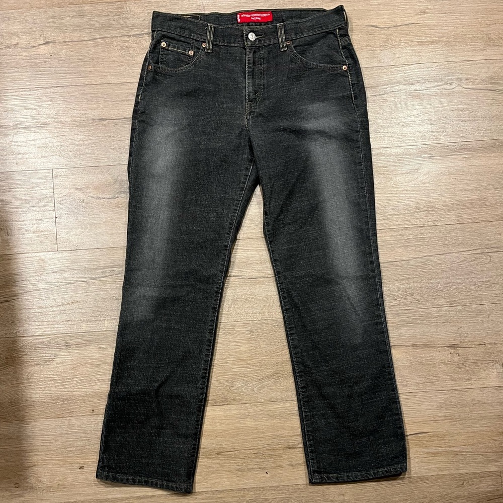 Vintage y2k Levi's Women's Nouveau Straight Stretch 505 Low Rise Jeans Size 10S